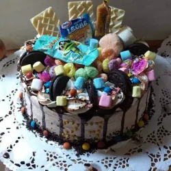 Cake 1 piso Redondo con Super Confituras 