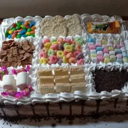 Cake 9 estaciones bandeja 