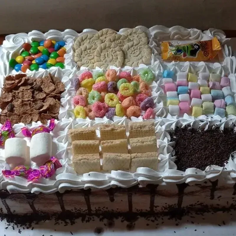 Cake 9 estaciones bandeja