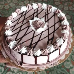 Cake de Crema de Chocolate 