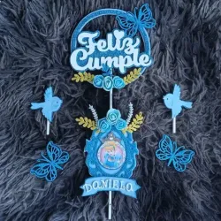 Topper Personalizado "Cenicienta"🌷