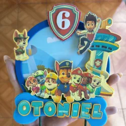 Topper Personalizado " Paw Patrol"🌷