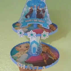 Torre de Ponquecitos 2 pisos " Frozen"