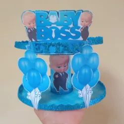 Torre de ponquecitos 2 pisos🌷" Baby Boss"