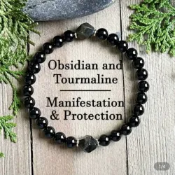 Obsidiana y Turmalina