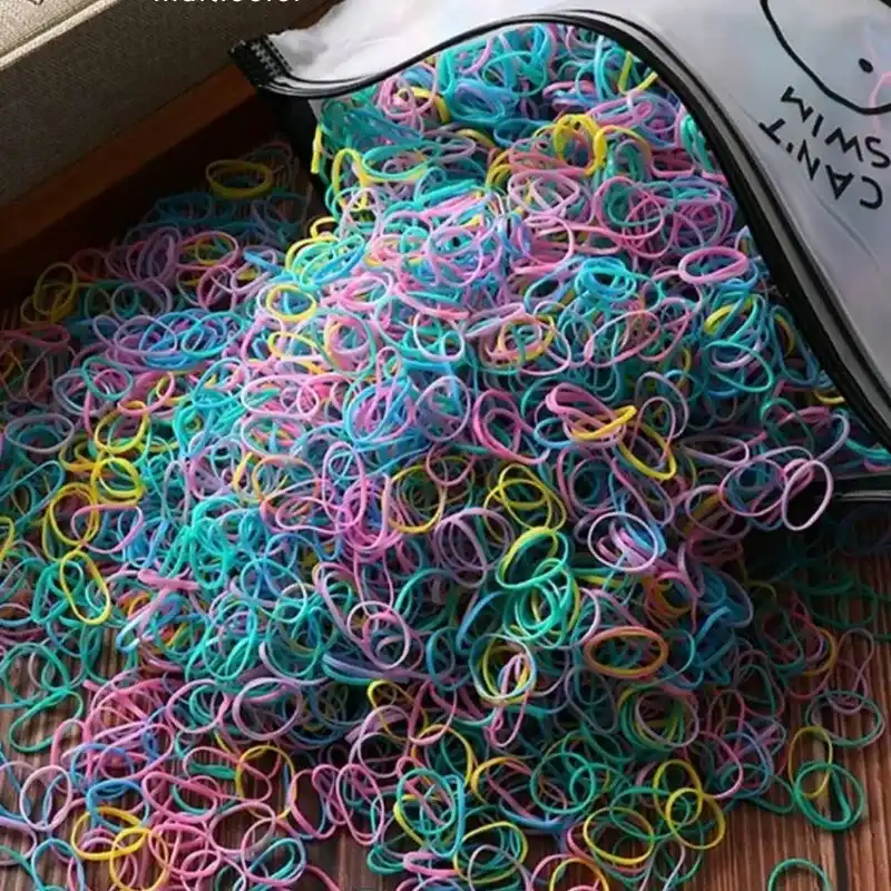Paquete de ligas multicolor