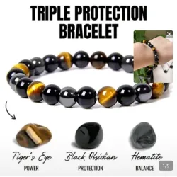 Pulsera triple protección