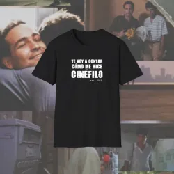 T-shirt negro Cinéfilo