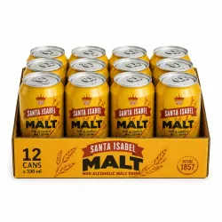Caja de 12 Maltas Santa Isabel 330 ml