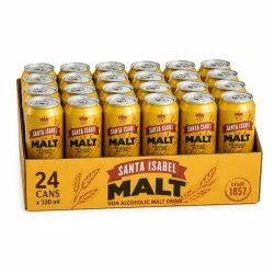 Caja de 24 Maltas Santa Isabel 330 ml