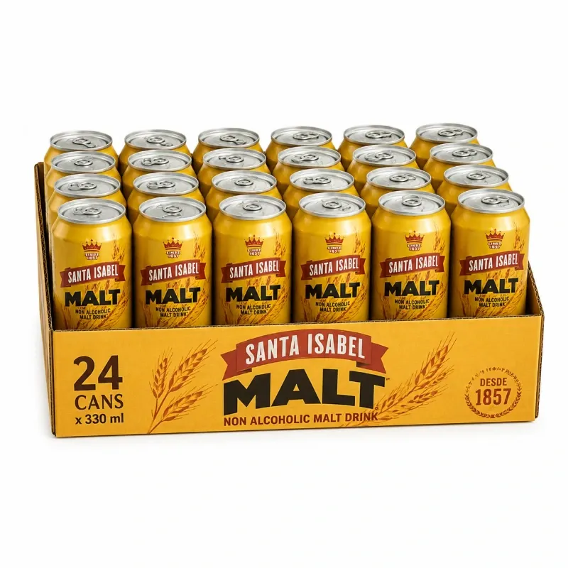 Caja de 24 Maltas Santa Isabel 330 ml