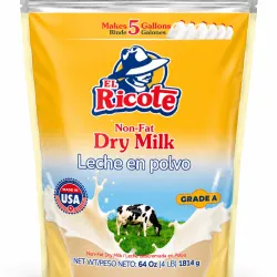 Leche en Polvo Marca El Ricote 4lb