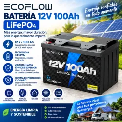 BATERIA 12v 100Ah ECO FLOW