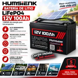 BATERIA 12v100ah HUMSEIK
