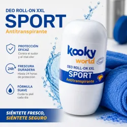 DESODORANTE ANTI-TRANSPIRANTE SPORT KOOKY.