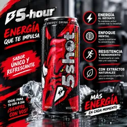 ENERGIZANTE 5SHOT RHINO473 ML .