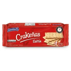 GALLETA CRAKEÑA NATURAL (PACKS 4)