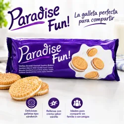 GALLETA PARADISE FUN VAINILLA.