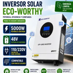 INVERSOR Eco-Worthy 5KW 48V 110/220V