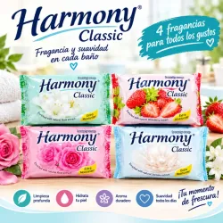 JABON DE BAÑO HARMONY 100 GR (FRANGANCIAS VARIAS)
