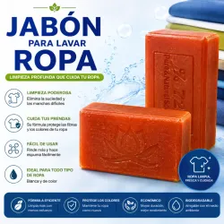 JABON PARA LAVAR ARTESANAL.