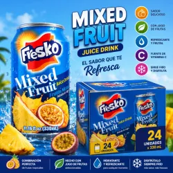 JUGO DE COCTEL FRESKO LATA 330 ML(CAJA -24 UND)