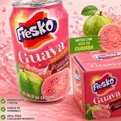 JUGO DE GUAYABA FRESKO LATA 330 ML
