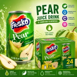 JUGO DE PERA  FRESKO LATA 330 ML(CAJA -24 UND)