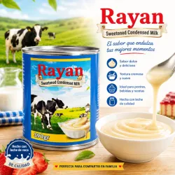 LECHE CONDENSADA RAYAN 390 GR.