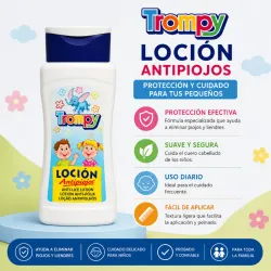 LOCIÓN ANTIPIOJO TROMPY 250 ML.