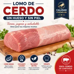 LOMO DE CERDO SIN HUESO Y SIN PIEL 10 LBS (APROX)