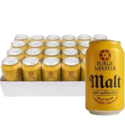 MALTA BURGE MEESTER lata 330 ML.(CAJA 24 UND)