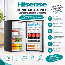 MINIBAR HISENSE 4.4pies