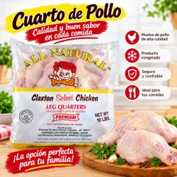 CUARTO DE POLLO CLAXTON  10 LBS.(4.54 KG)