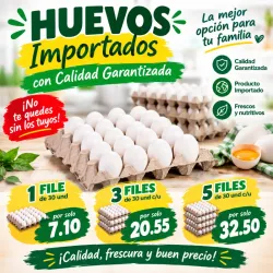🎆🎆OFERTA - HUEVOS IMPORTADOS  X 5 FILE 🎆🎆