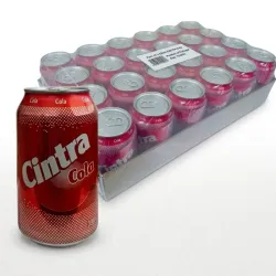 REFRESCO COLA CINTRA EN LATA  330 ML .(CAJA 24 UND)