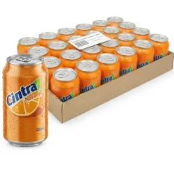 REFRESCO NARANJA CINTRA LATA 330 ML (CAJA 24 UND)