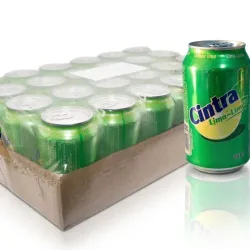 REFRESCO LIMA - LIMÓN  CINTRA EN LATA  330 ML .(CAJA 24 UND)