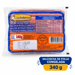 SALCHICHA DE POLLO CONFIDENCE 340 GR.