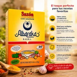 SAZÓN CON AZAFRAN ALBARAKA (20 UND )