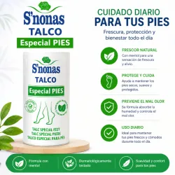 TALCO ESPECIAL PARA LOS PIES S'NONAS.