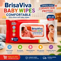 TOALLITAS HÚMEDAS PARA BEBÉ 120 UND