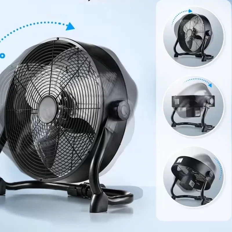VENTILADOR 12PULG GRANDE RECARGABLE METALICO 20HRS AUTONOMIA.
