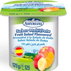 YOGURT ASTURIANA SABOR MULTI-FRUTAS 125 GR.(CAJA 24 UND)