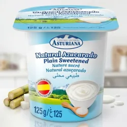 YOGURT ASTURIANA SABOR NATURAL 125 GR.(CAJA 24 UND)