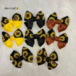 Girasoles y cinta sólida