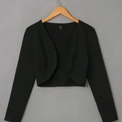 Blazer negro , Chaqueta de mujer 