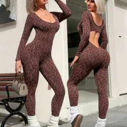 Conjunto mangas largas levanta glúteos