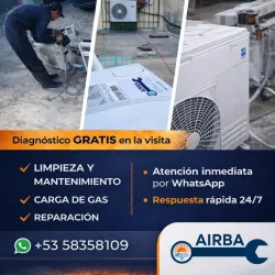 Mantenimiento de aires acondicionados