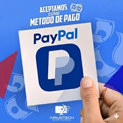 Aceptamos pago por PayPal 